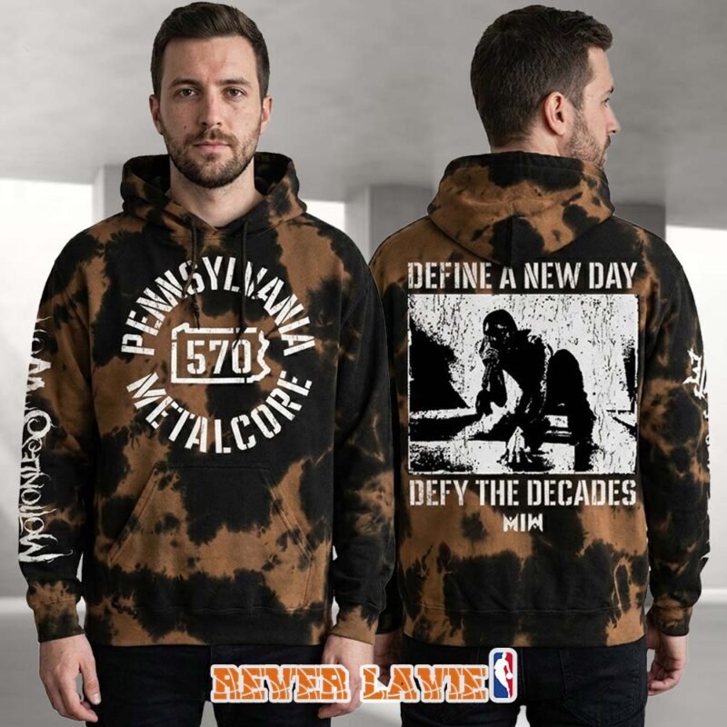 Motionless In White PA Metalcore Bleach All Over Print Hoodie