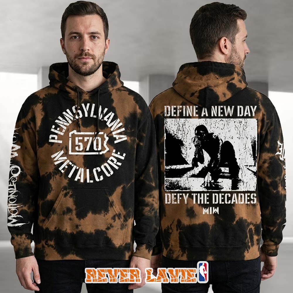 Motionless In White PA Metalcore Bleach All Over Print Hoodie Motionless In White PA Metalcore Bleach All Over Print Hoodie
