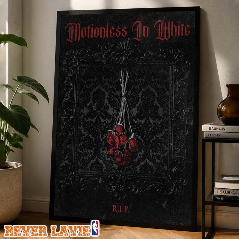 Motionless In White R.I.P. Graphic Artwork Poster