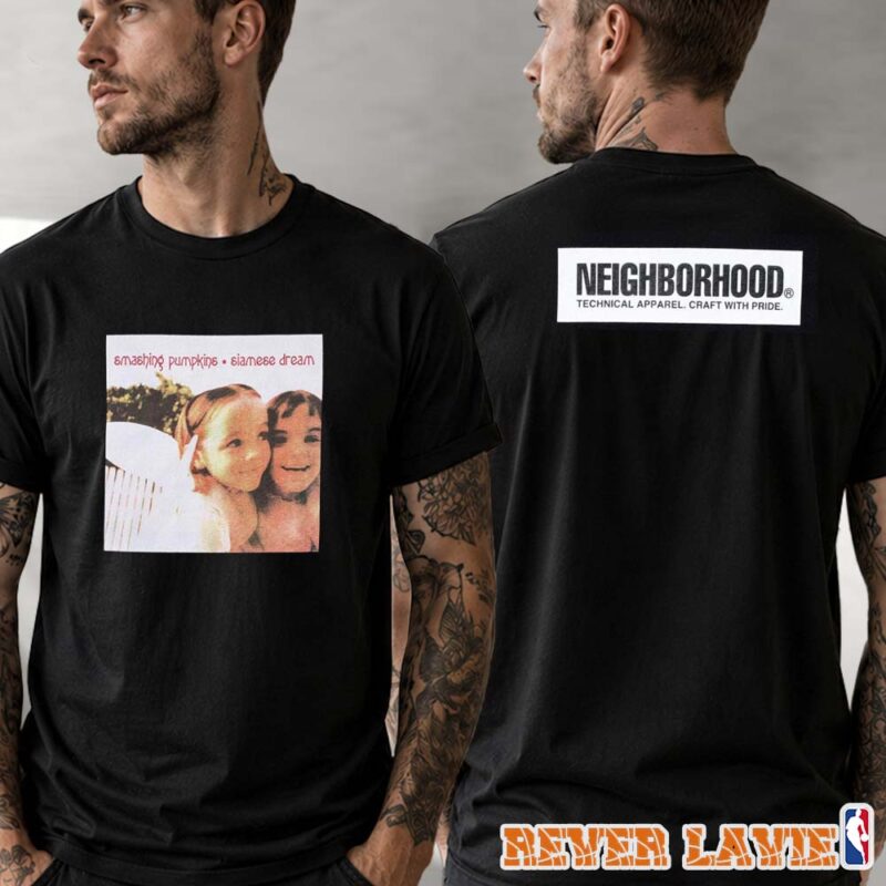 NEIGHBORHOOD x The Smashing Pumpkins Siamese Dream Album Cover Black T Shirt
