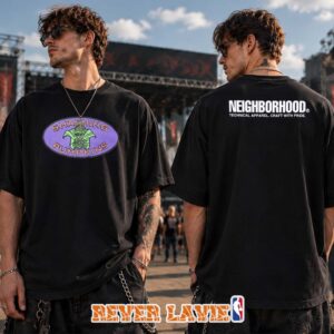 NEIGHBORHOOD x The Smashing Pumpkins Vintage Oval Logo Black T-Shirt