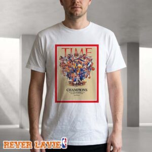New York Knicks 2026 NBA Champions TIME Magazine Cover June 29 2026 Commemorative Unisex T-Shirt