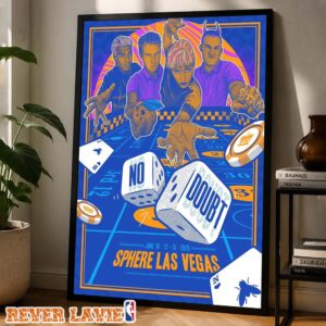 No Doubt Concert Poster At Sphere In Las Vegas Nevada On June 10 2026 Wall Art Decor Poster