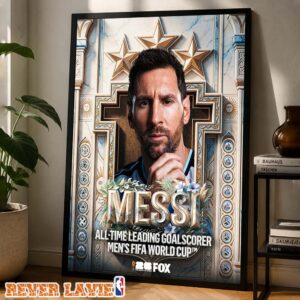 No One Has Scored More World Cup Goals Than Lionel Andrés Messi Home Decor Poster Canvas