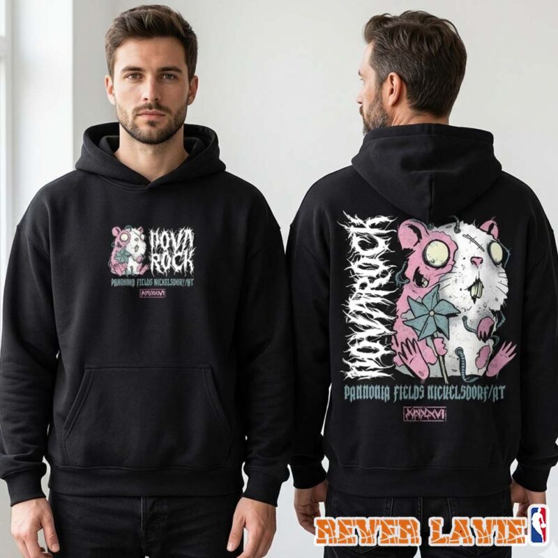 Nova Rock Festival 2026 Chaos Hammy Two Sides Unisex Hoodie