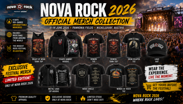 Nova Rock Festival 2026 Merch