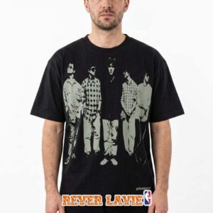 Oasis x PLEASURES Live Forever Band Photo Tee