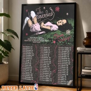 Olivia Rodrigo Tour Poster The Unraveled Tour In North America And Europe On 2025-2026 Home Decor Poster Canvas