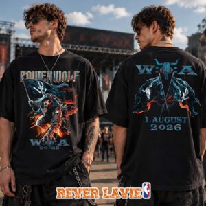 Powerwolf x Wacken Open Air 2026 Official Event August Unisex T-Shirt