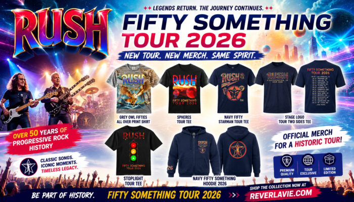 RUSH Fifty Something Tour 2026 Collection
