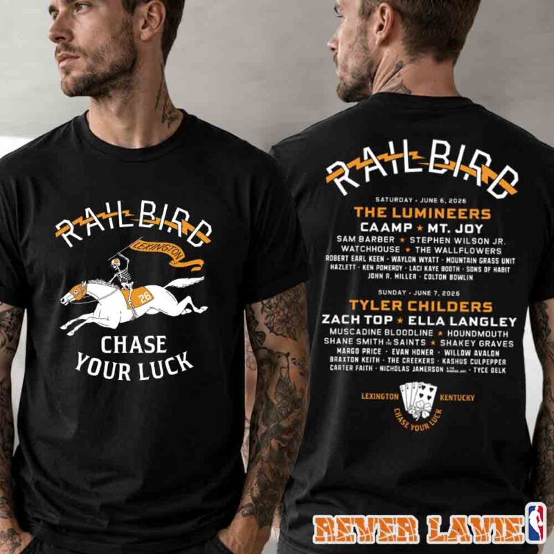 Railbird Festival 2026 Racehorse Lineup Tee
