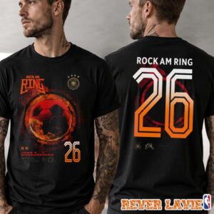 Rock Am Ring Kickoff 2026 Schwarzes Unisex T-Shirt
