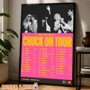 Role Model Tour Dates Poster Chuck On Tour Across North America & Europe 2026 Home Decor Poster