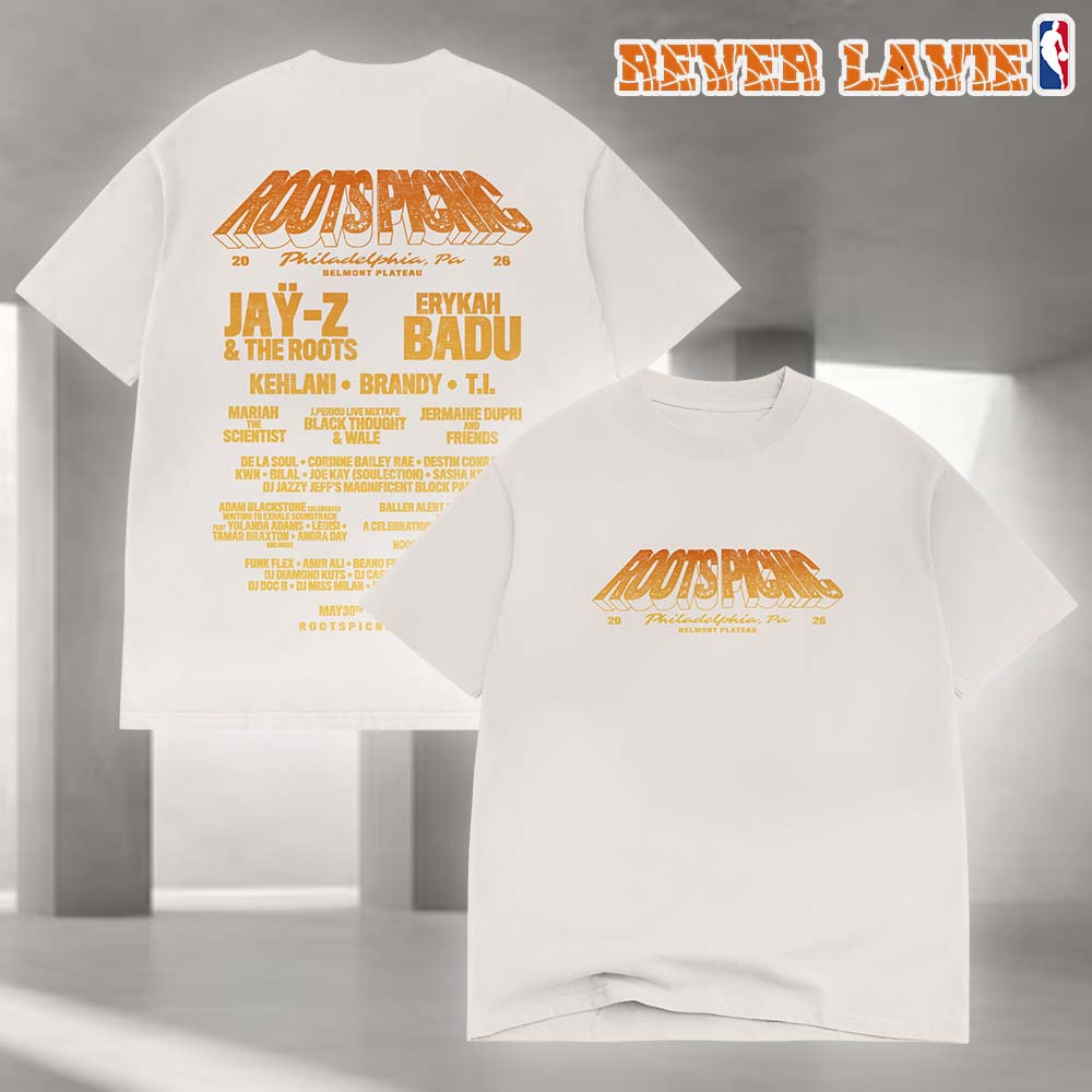 Roots Picnic 2026 AdMat Bone Two Sided Unisex Tee Roots Picnic 2026 AdMat Bone Two Sided Unisex Tee