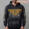 Roots Picnic 18th Annual Ecru Zip Hoodie Roots Picnic 18th Annual Ecru Zip Hoodie