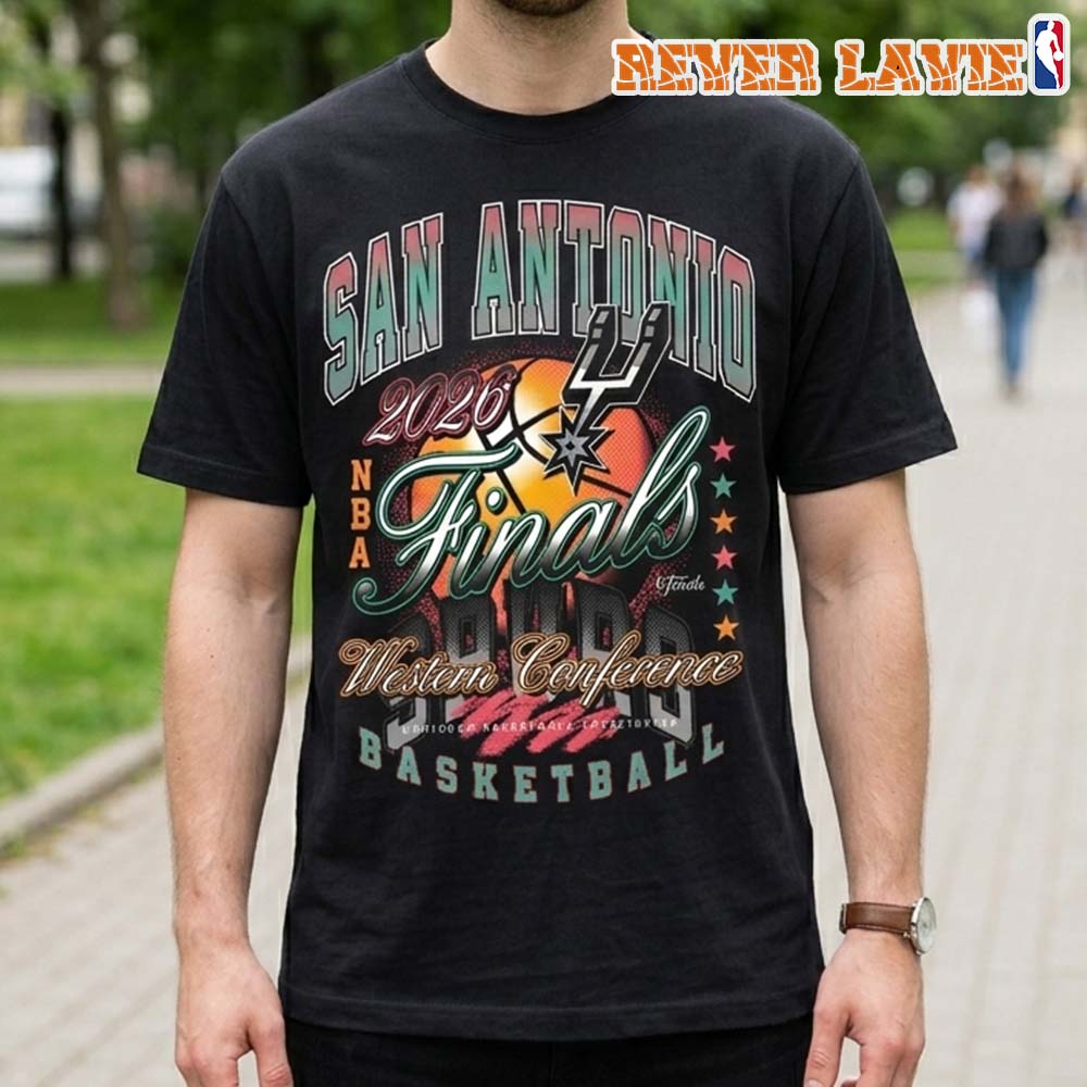 San Antonio Spurs 2026 NBA Finals Fiesta Explosion Foundation T-Shirt San Antonio Spurs 2026 NBA Finals Fiesta Explosion Foundation T-Shirt