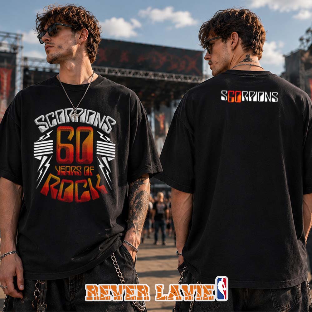 Scorpions Rock Zone 60 Years Of Rock Official Membership T-Shirt Scorpions Rock Zone 60 Years Of Rock Official Membership T-Shirt