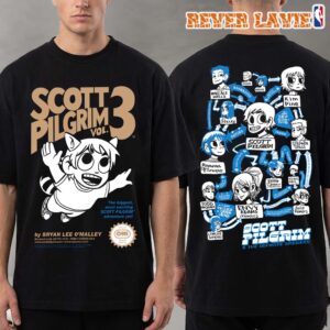 Scott Pilgrim & the Infinite Sadness 20th Anniversary Merch SPV3 Two Sides Tee