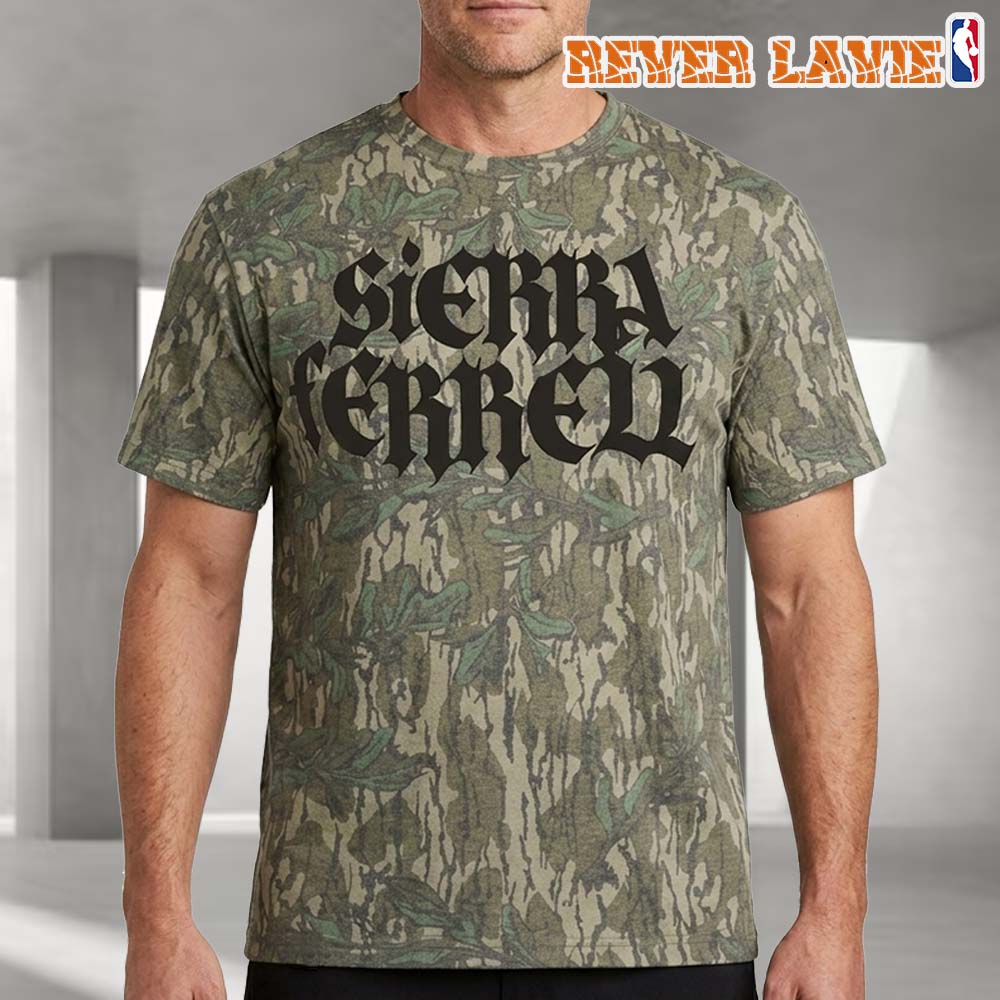 Sierra Ferrell Camo Medieval Logo All Over Print Shirt Sierra Ferrell Camo Medieval Logo All Over Print Shirt
