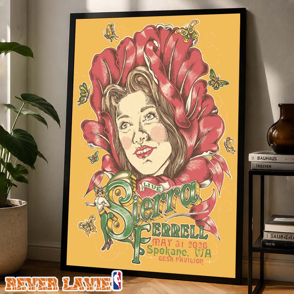 Sierra Ferrell Event Poster For Gesa Pavilion In Spokane Washington On May 31 2026 Live Tour Floral Portrait Butterfly Artwork Home Decor Poster Canvas Sierra Ferrell Event Poster For Gesa Pavilion In Spokane Washington On May 31 2026 Live Tour Floral Portrait Butterfly Artwork Home Decor Poster Canvas