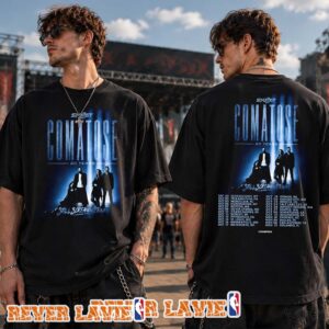 Skillet Tour Dates Poster Comatose 20 Years Still Screaming Tour Across North America Fall 2026 Two Sided Unisex Tee