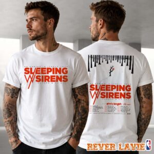 Sleeping With Sirens Tour Dates Poster An Ending In Itself Tour Across Europe And UK February March 2027 Two Sided Unisex T-Shirt