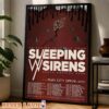 Sleeping With Sirens Tour Poster An Ending In Itself Tour Across North America 2026 Decorative Art Print
