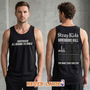 Stray Kids Event Tee Merch At Gov Ball In NYC On June 6 2026 Stray Kids Everywhere All Around The World Unisex Tank Top