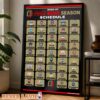 CFP 2026-2027 National Championship Schedule Home Decor Poster Canvas