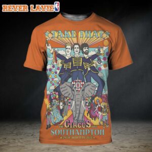Take That Concert Poster At Southampton In Southampton England On May 29-30 2026 The Circus Live Circus Elephant Artwork All Over Print Shirt