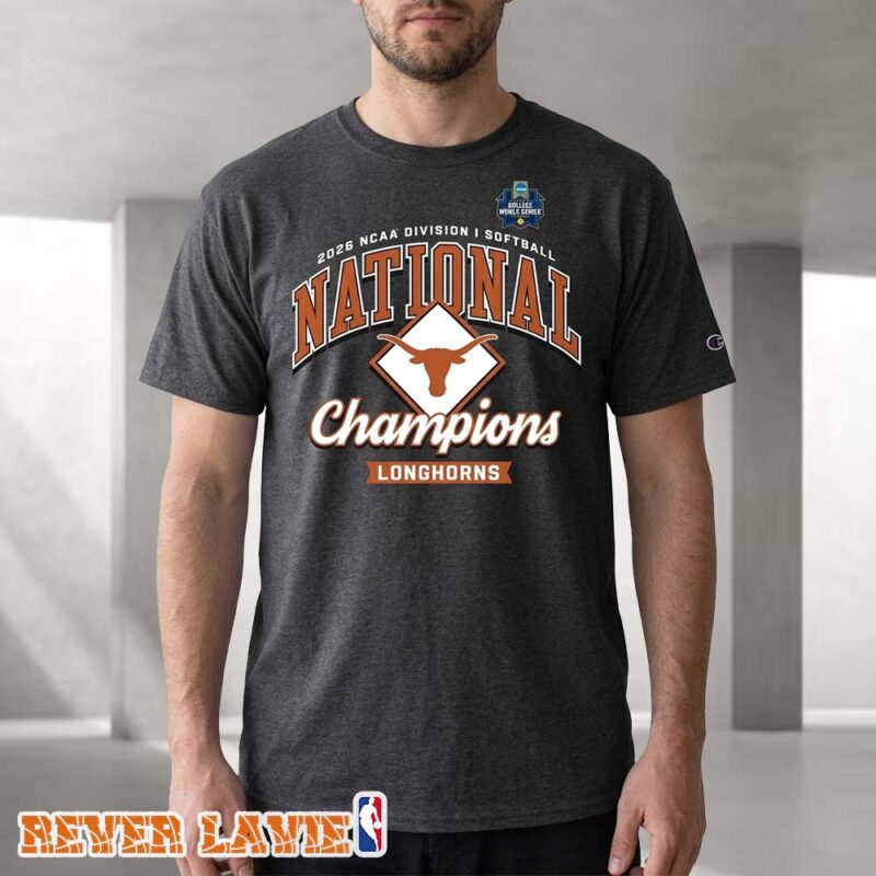 Texas Longhorns 2026 NCAA Softball Women's College World Series National Champions Locker Room T Shirt