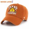 Texas Longhorns Women’s College World Series Back-to-Back Champions Clean Up Hat