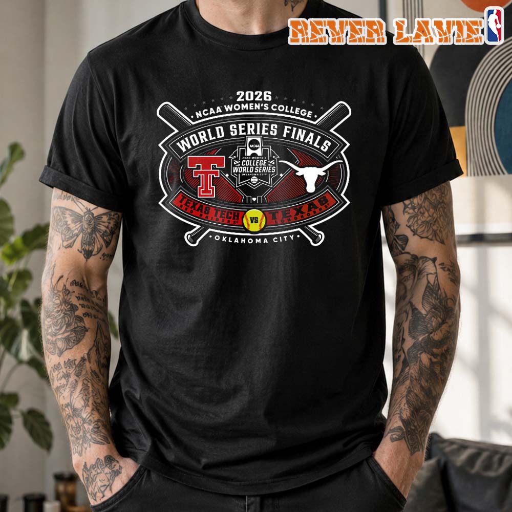 Texas Tech Red Raiders Vs Texas Longhorns 2026 NCAA Women's College Oklahoma City Matchup Shirt Texas Tech Red Raiders Vs Texas Longhorns 2026 NCAA Women's College Oklahoma City Matchup Shirt