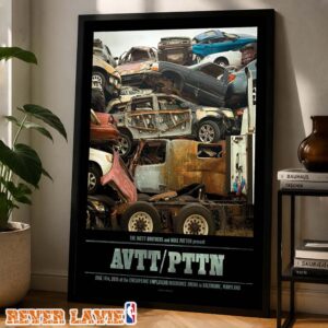 The Avett Brothers & Mike Patton Concert Poster At Chesapeake Employers Insurance Arena In Baltimore Maryland On June 14 2026 Framed Wall Decor