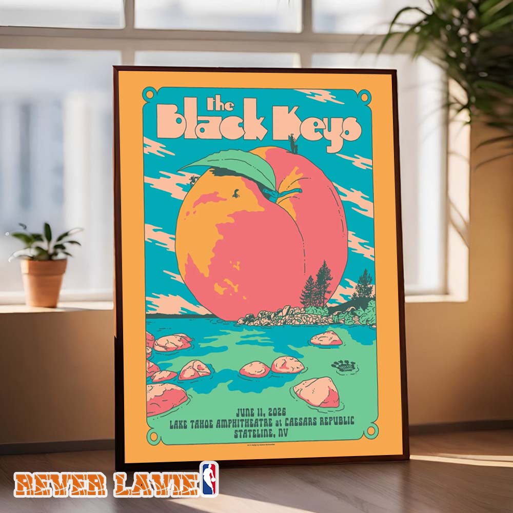 The Black Keys Limited Edition Concert Poster At Lake Tahoe Amphitheatre In Stateline Nevada On June 11 2026 Home Decor Poster Canvas The Black Keys Limited Edition Concert Poster At Lake Tahoe Amphitheatre In Stateline Nevada On June 11 2026 Home Decor Poster Canvas