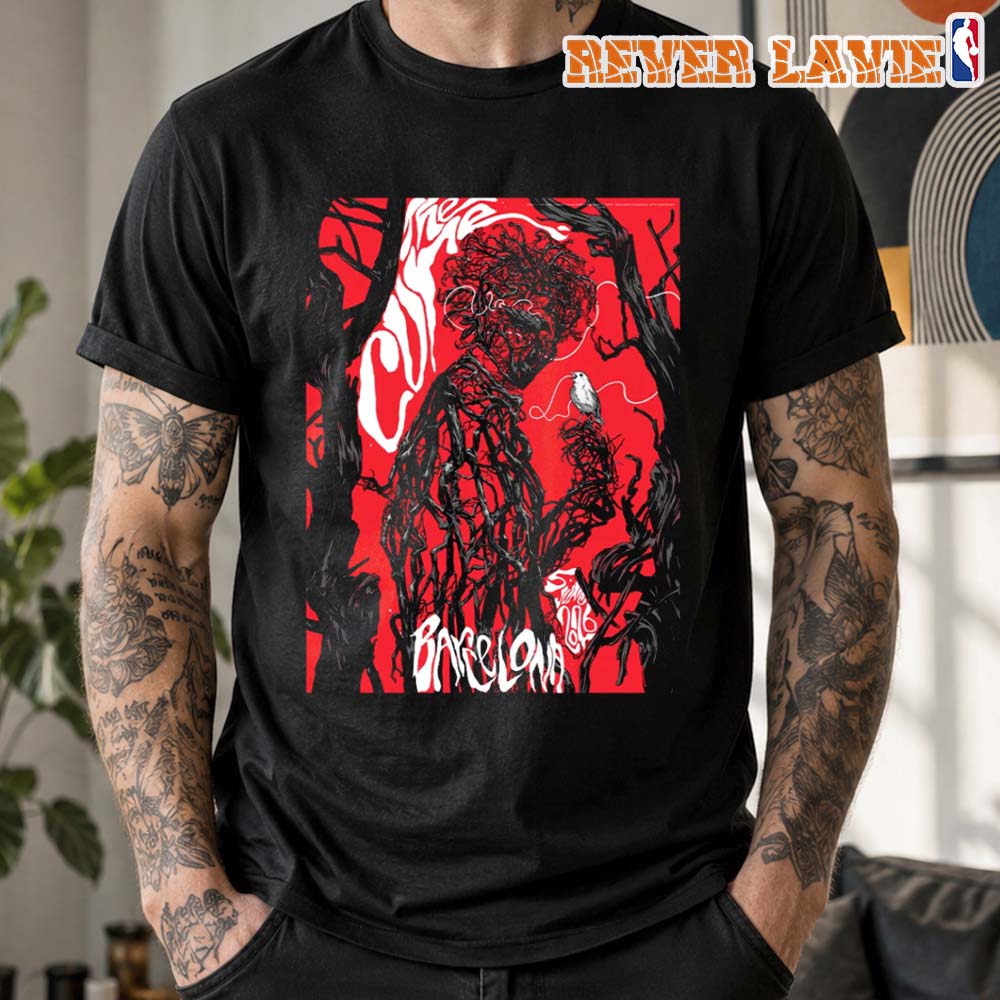 The Cure 2026 Barcelona 2026 Event T-Shirt The Cure 2026 Barcelona 2026 Event T-Shirt