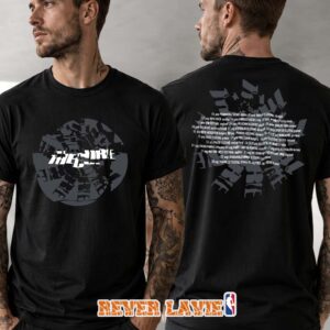 The Cure 2026 Festival Summer Dateback Black T-Shirt