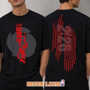 The Cure 2026 Vertical Festival Summer Black-Red T-Shirt