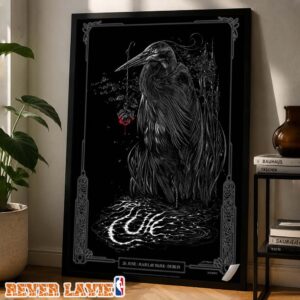 The Cure Limited Edition Event Poster At Marlay Park In Dublin Ireland On June 26 2026 Wall Art Decor