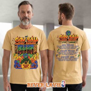 The Governors Ball 2026 AA x Marte x GB Lineup Two Sides Tee