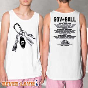 The Governors Ball 2026 Keychain Lineup Unisex Tank Top