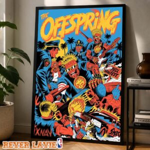 The Offspring Music Show Poster At Hellfest In Clisson France On June 2026 Hellfest MMXXVI Home Decor Poster Canvas