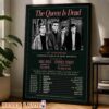 The Queen Is Dead 40th Anniversary Tour Poster An Evening With Mike Joyce And Stephen Street In United Kingdom October December 2026 Canvas Wall Hanging