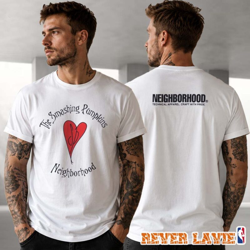 The Smashing Pumpkins x NEIGHBORHOOD Heart Logo Two Sides Tee