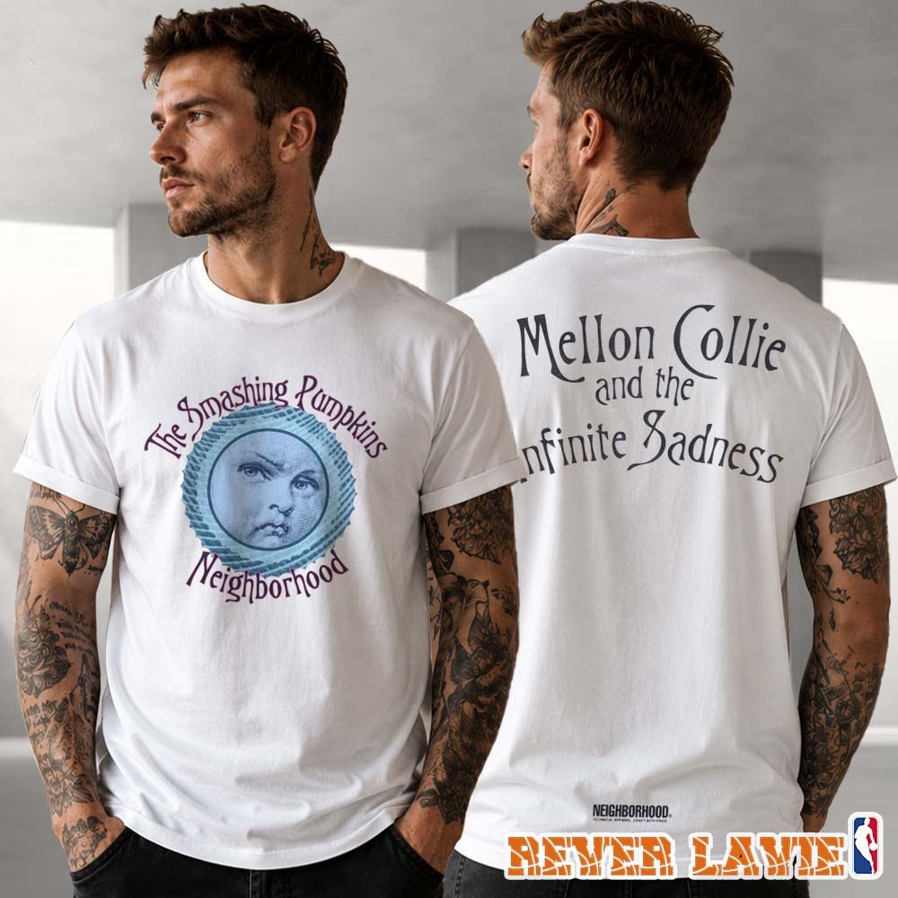 The Smashing Pumpkins x NEIGHBORHOOD Mellon Collie And The Infinite Sadness Two Sided Unisex Tee The Smashing Pumpkins x NEIGHBORHOOD Mellon Collie And The Infinite Sadness Two Sided Unisex Tee