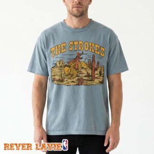 The Strokes Bull Rider Reality Awaits Tour 2026 Tee