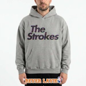 The Strokes Oil Slick Logo Reality Awaits Tour 2026 Hoodie