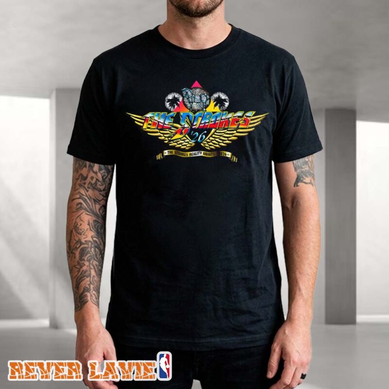 The Strokes Reality Awaits Tour 2026 Eagle Wings Tee