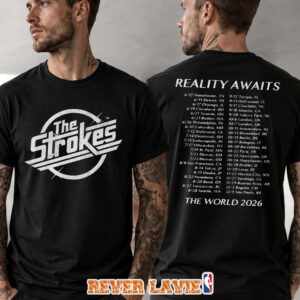 The Strokes Reality Awaits Tour 2026 Tour Tee Two Sided