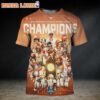 Texas Longhorns NCAA Softball Back-to-Back National Champions 2026 All Over Print Shirt